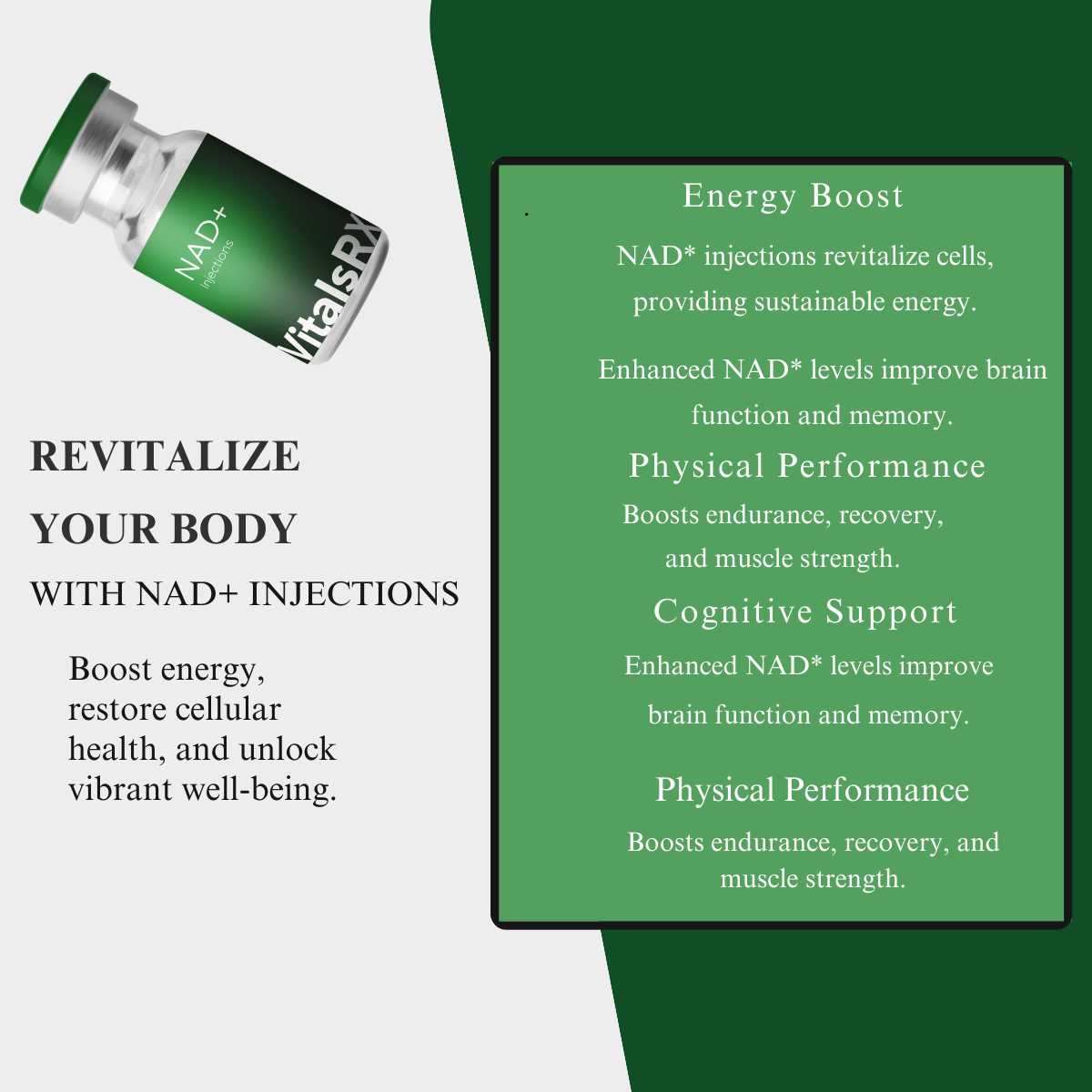 Vitals RX NAD+ Injection