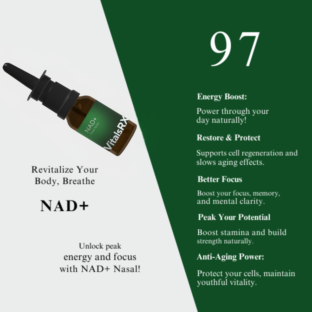 Vitals RX NAD+ Nasal Spray